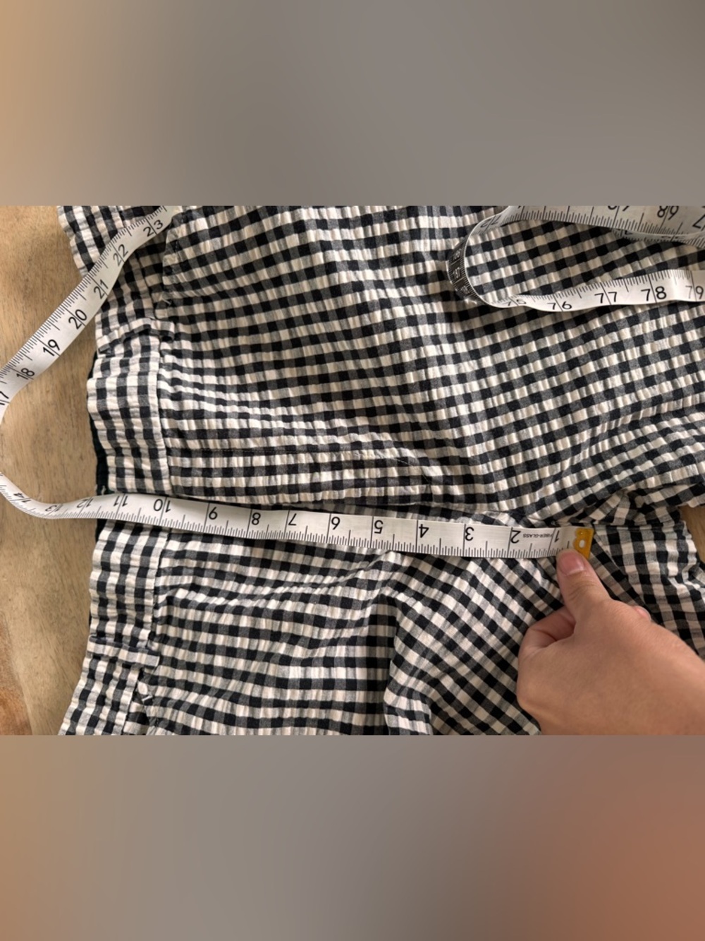 Lauren Ralph Lauren Black and White Gingham Pants - Picture 6 of 7